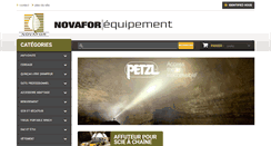 Desktop Screenshot of novaforequipement.com
