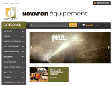 Tablet Screenshot of novaforequipement.com